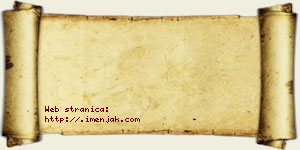 Jovanka Škrebić vizit kartica