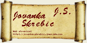 Jovanka Škrebić vizit kartica
